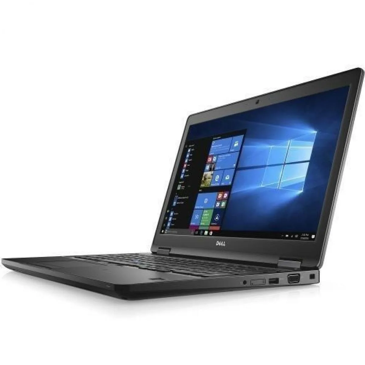 Black Dell Latitude E5580 laptop closed lid 15 inch screen