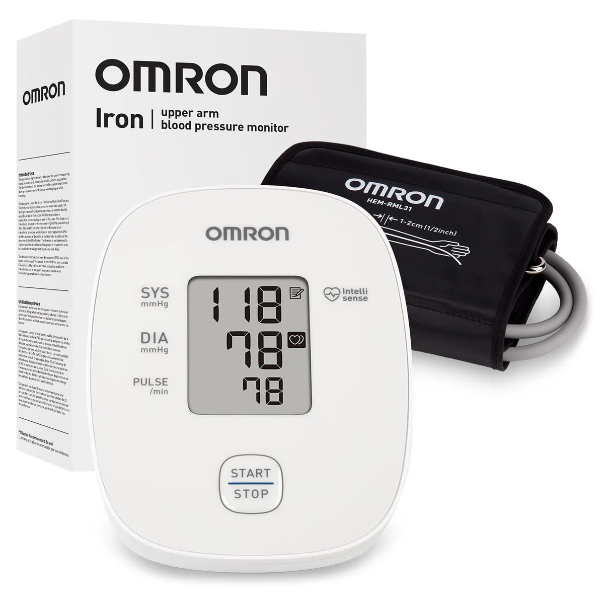  EC2WORLD BP5000 Iron Upper Arm Blood Pressure Monitor — foto del prodotto