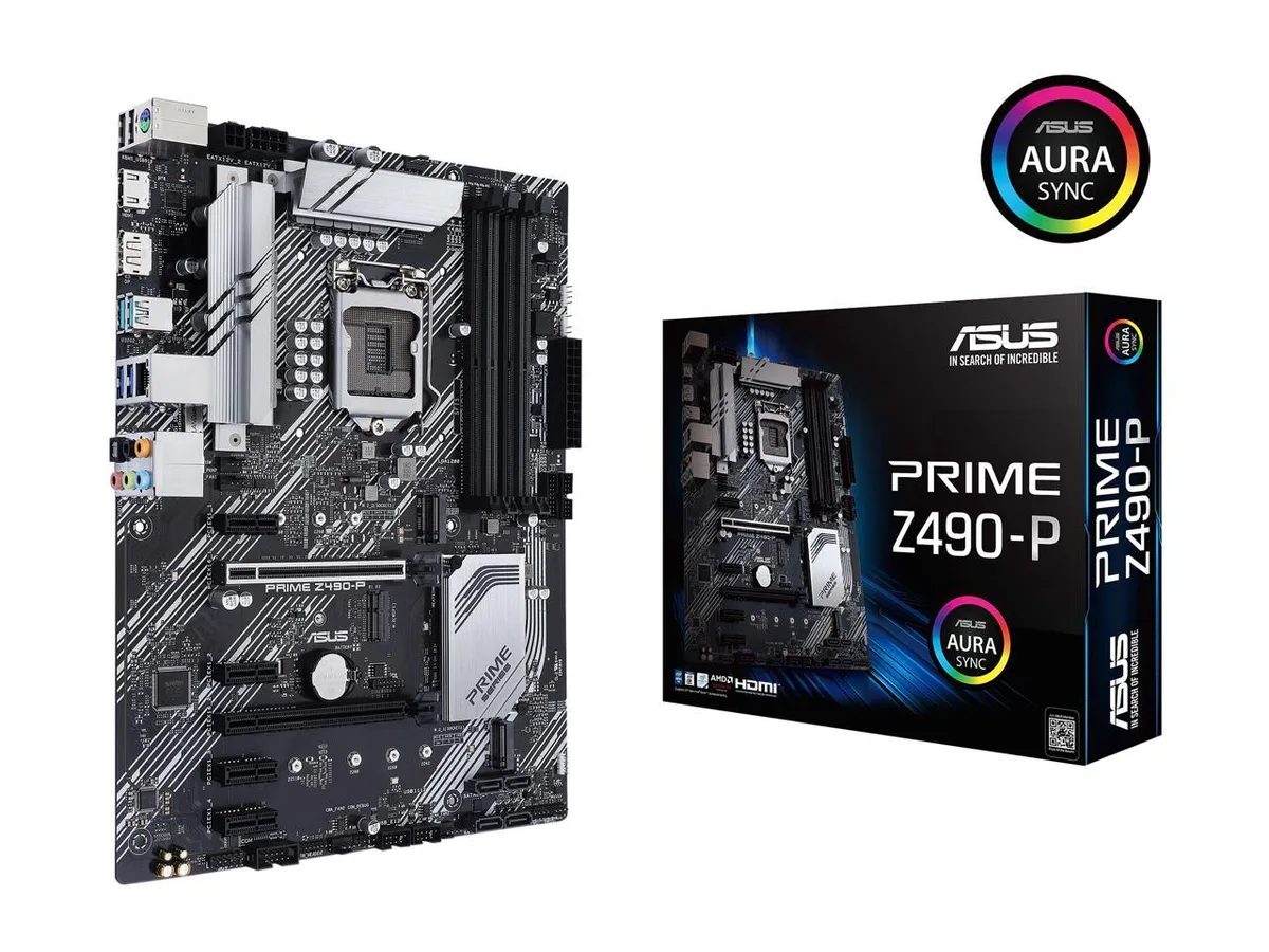 ASUS ASUS PRIME Z490-P LGA 1200 Intel motherboard — product photo