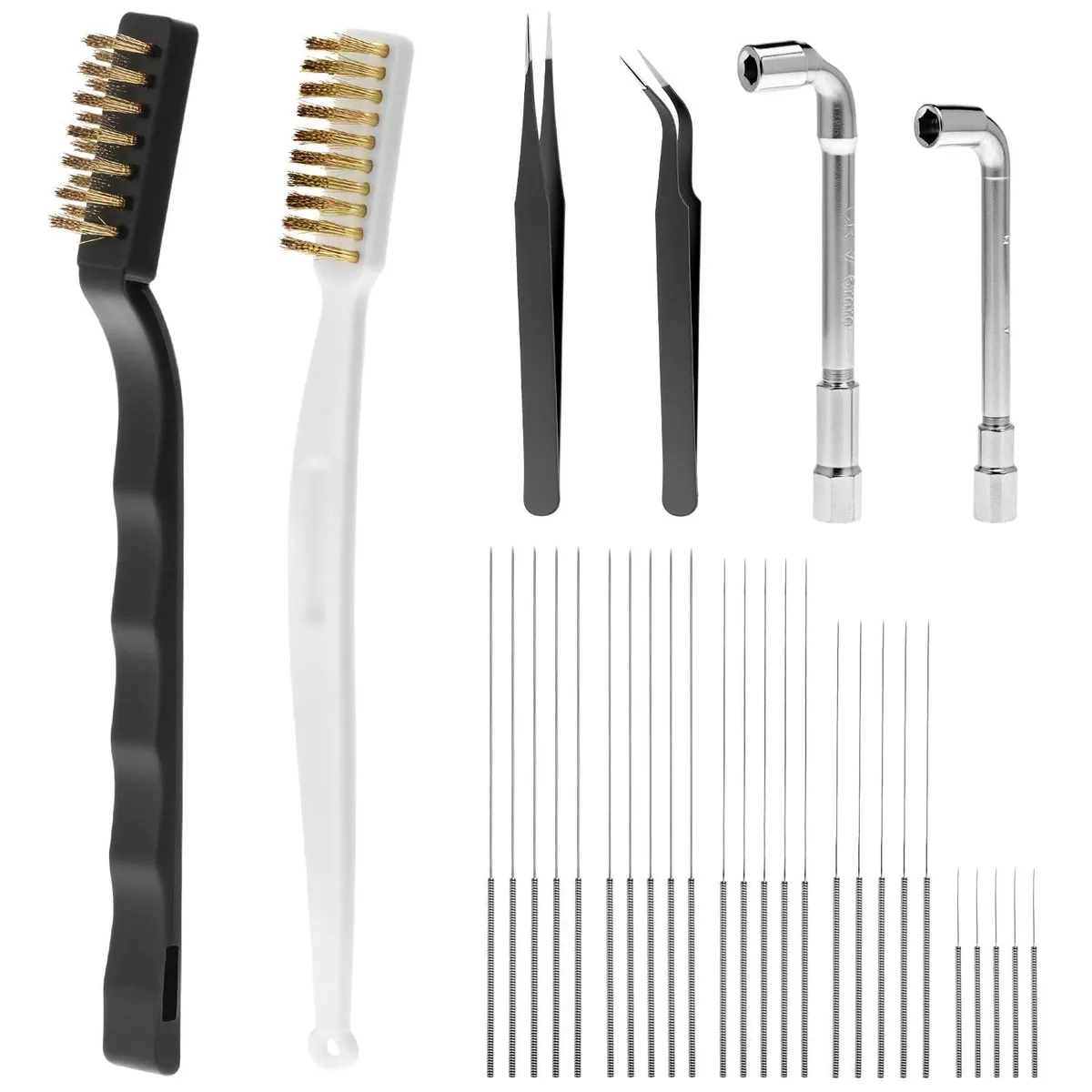 QWORK DG36820 26pc 3D printer nozzle maintenance kit — foto del producto