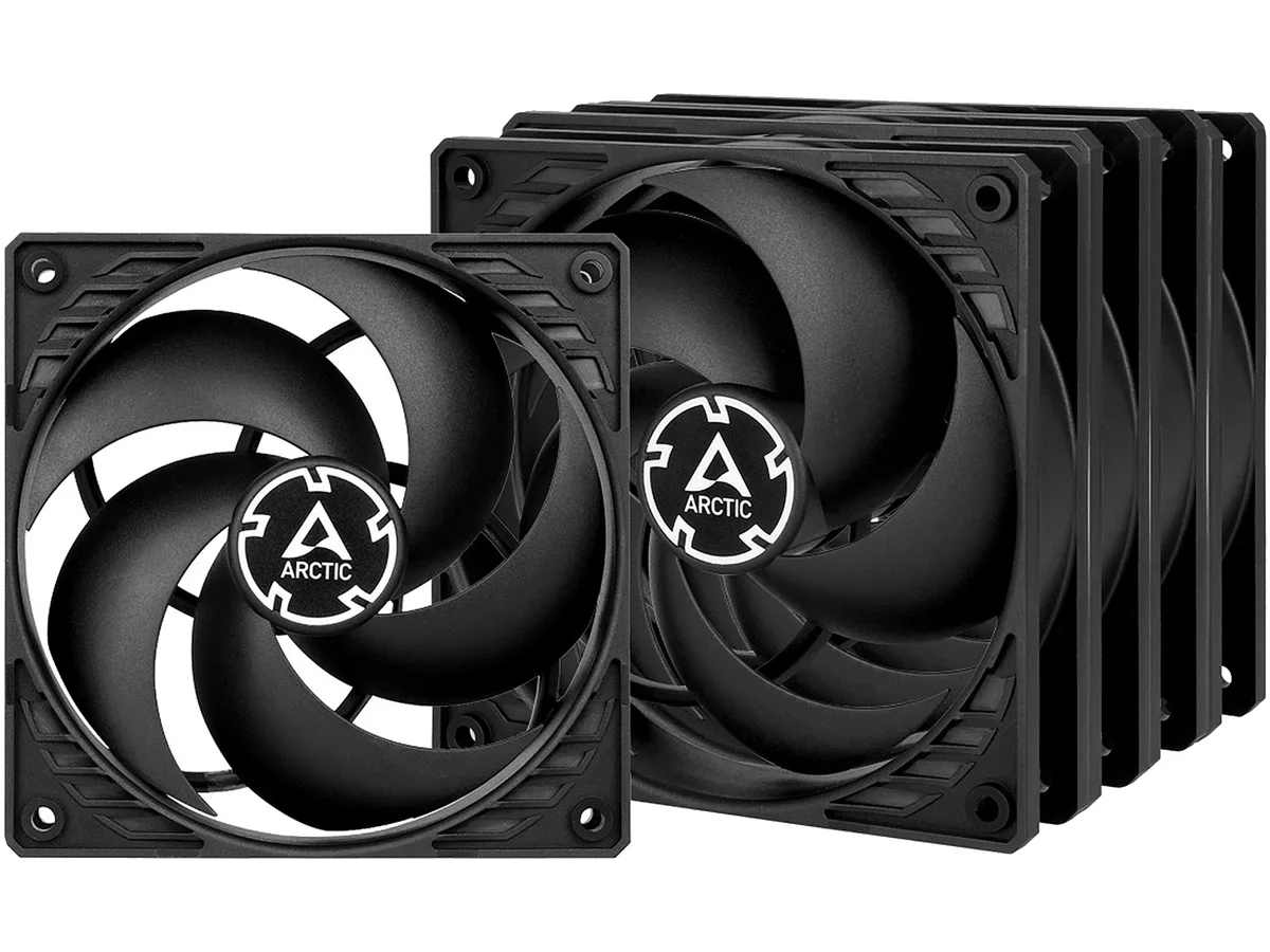 ARCTIC COOLING ARCTIC COOLING ACFAN00135A P12 Value Pack 5×120mm 1800 RPM 56.3 CFM 0.3 Sone case fan — ürün fotoğrafı