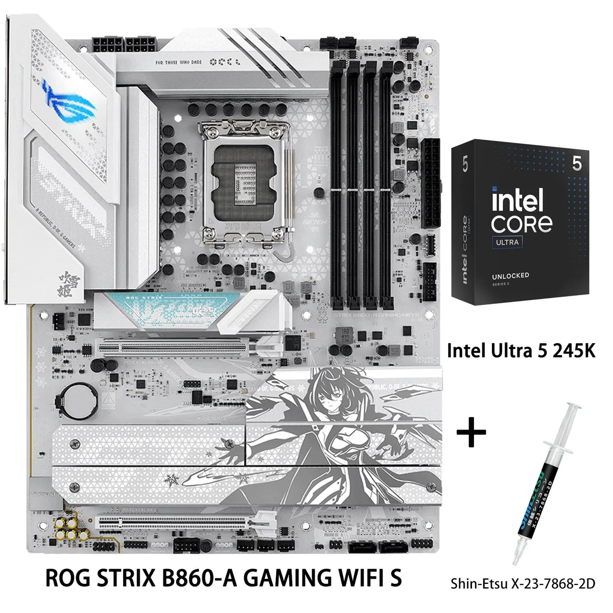 ASUS ASUS ROG STRIX B860-A GAMING WIFI S + Ultra 5 245K Combo — Produktfoto