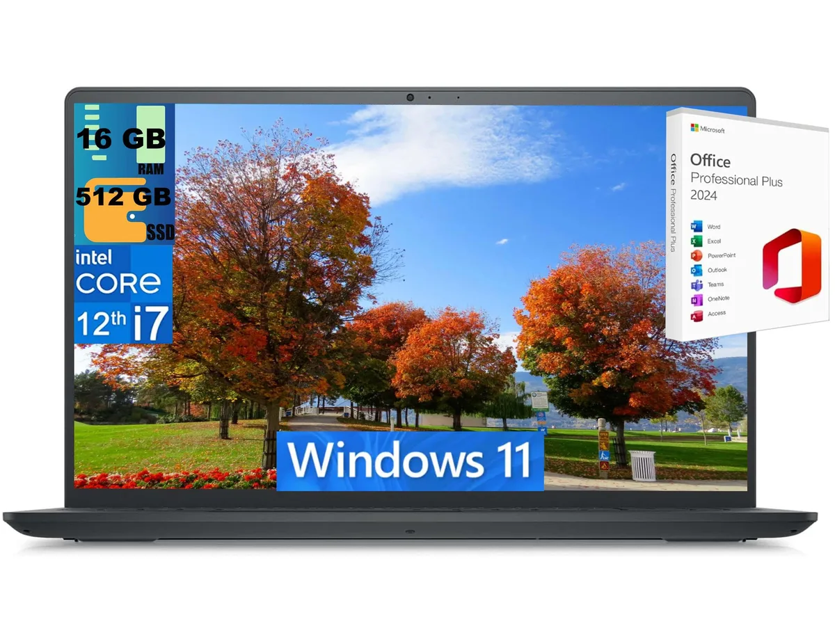 DELL DELL Inspiron 3520 15 laptop i7-1255U 10-core 16GB 512GB PCIe SSD 15.6" FHD — photo du produit