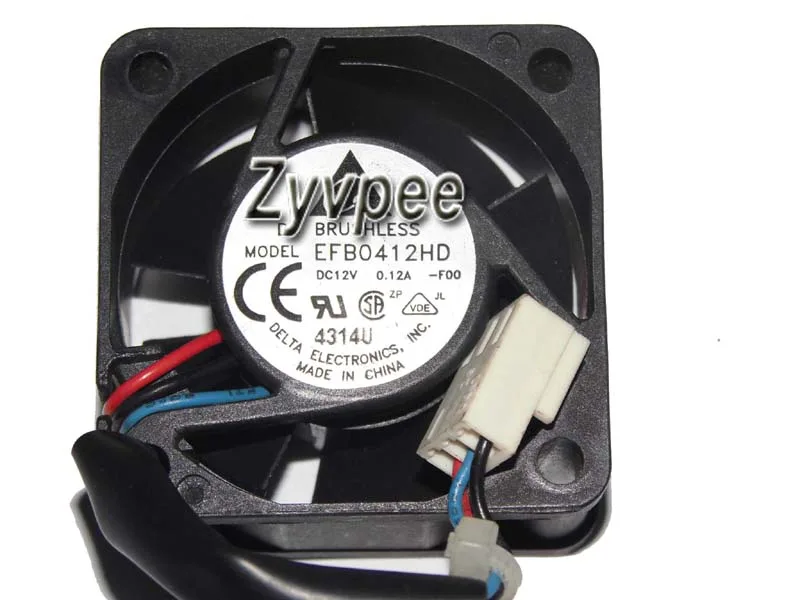 Zyvpee Zyvpee EFB0412HD-F00 40mm 12V 0.12A 3-Pin Case Fan — 제품 사진