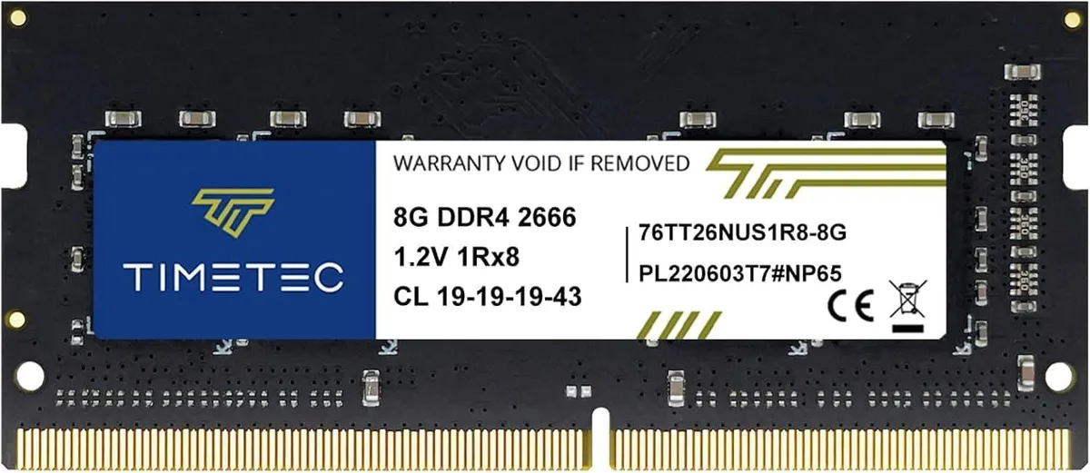 Timetec Timetec 8GB DDR4 2666MHz CL19 1.2V 260-Pin SODIMM Laptop RAM — ภาพสินค้า