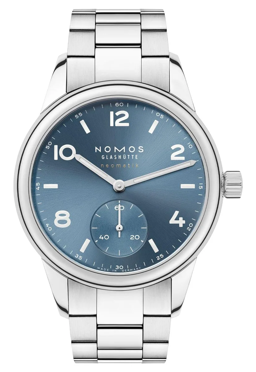 Nomos Glashuette Nomos Glashuette Club Sport Neomatik 750 37 mm Blue Dial watch — product photo