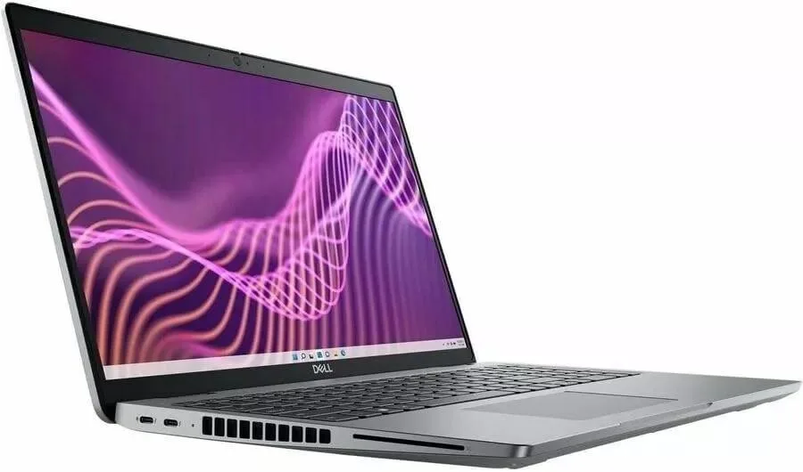 Silver Dell Latitude 5440 14 inch laptop closed view