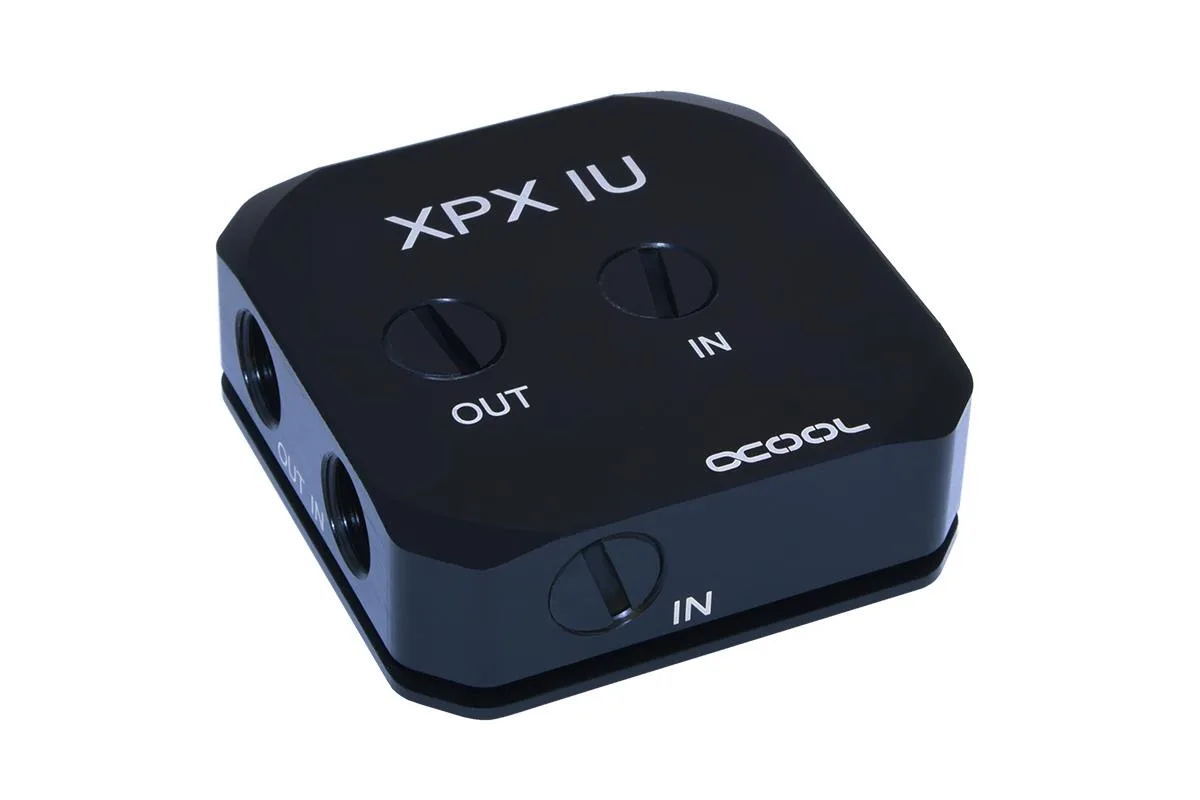 Alphacool Alphacool Eisblock XPX 1U CPU Water Block Black 65 x 65 x 25.5 mm — photo du produit