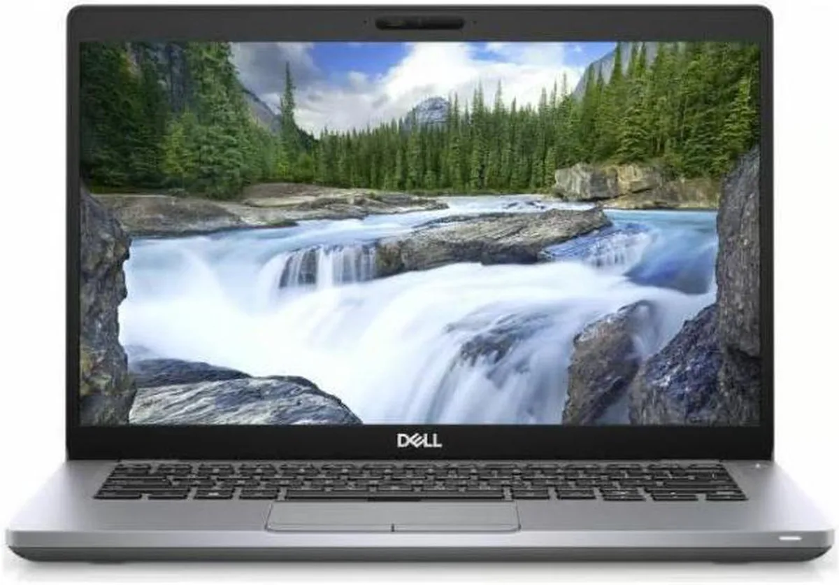 Refurbished Dell Latitude 5410 14 inch laptop, dark grey chassis, no webcam
