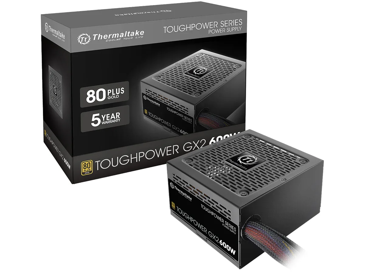 Thermaltake Thermaltake Toughpower GX2 Gold 600W power supply PS-TPD-0600NNFAGU-2 — photo du produit