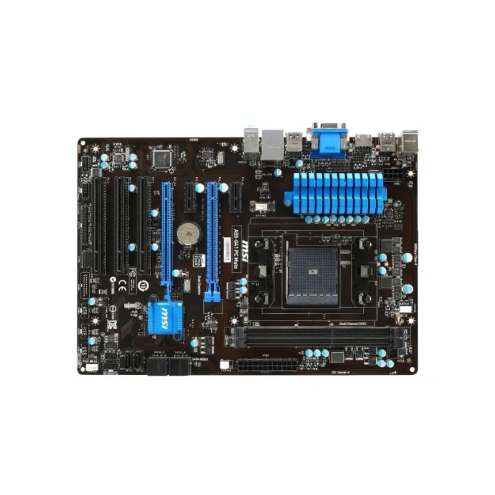 Green ATX motherboard with silver heatsinks and black expansion slots