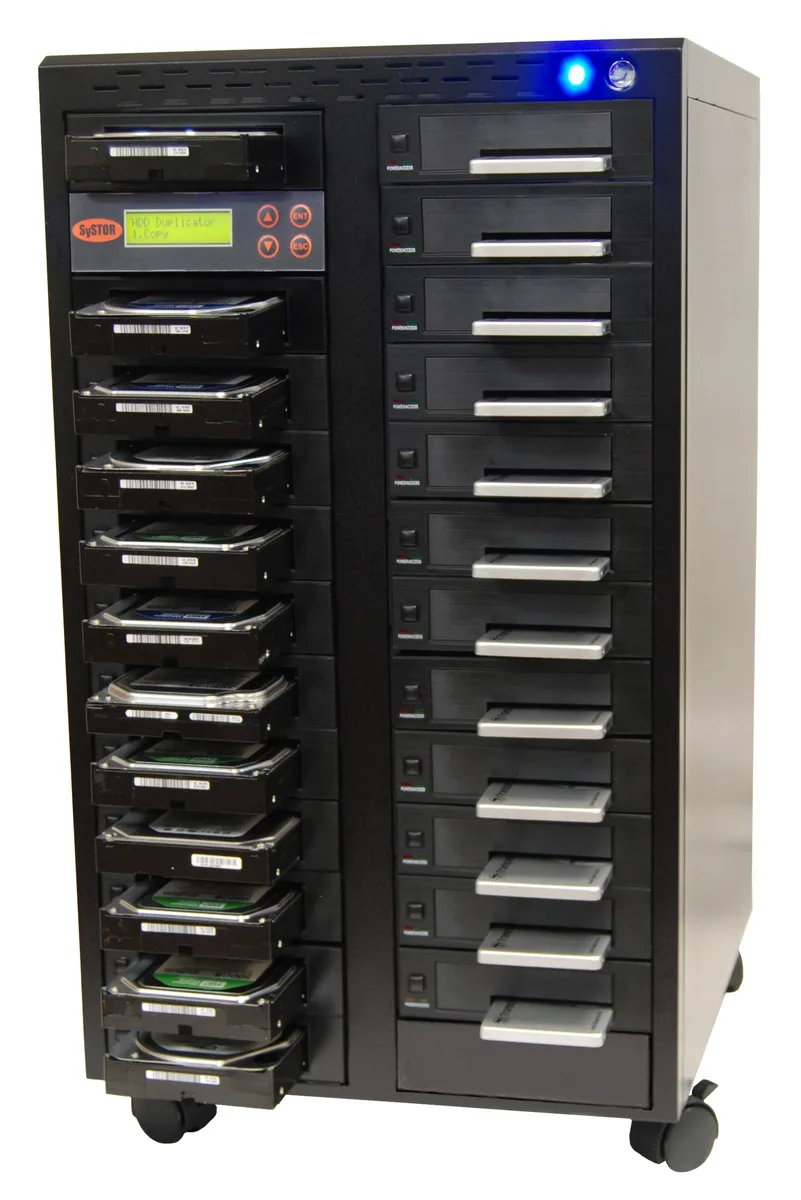 Systor Systor 1:23 SATA Duplicator &amp; Sanitizer 23 Target 36GB/min 600MB/sec 128MB Buffer 800W — zdjęcie produktu