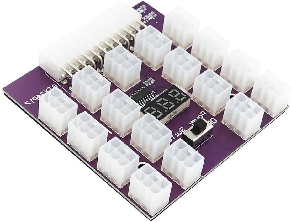myVolts myVolts ATX Breakout Board 17 x 6Pin 12V 2400W — photo du produit