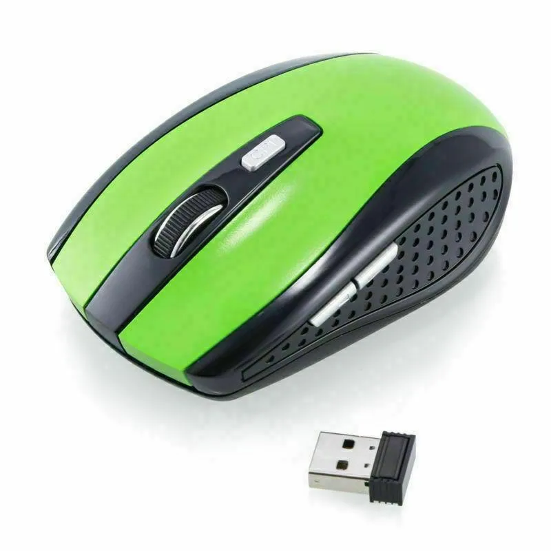 The Perfect Part The Perfect Part WH315 gaming mouse, 2.4 GHz wireless, 800-1600 DPI, green — product photo