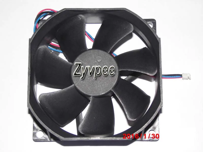 Zyvpee Zyvpee AD07512UX257300 OXCW 75mm 25mm 12V .46A 3-pin case fan — product photo
