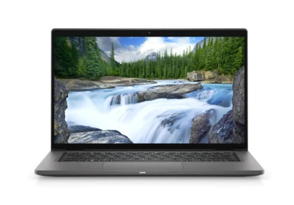 Black Dell Latitude 7410 laptop closed lid 14 inch screen