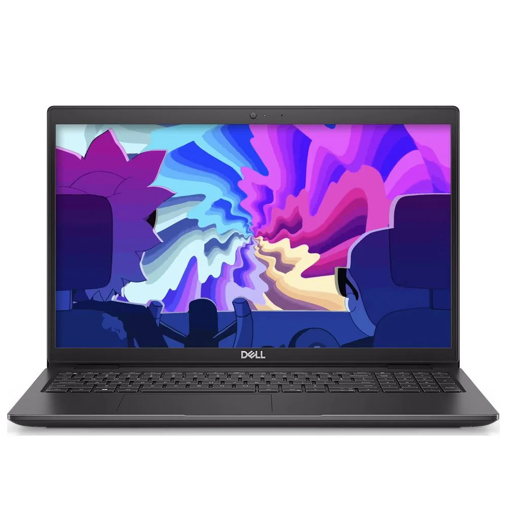 Silver Dell Latitude 3520 laptop closed on desk