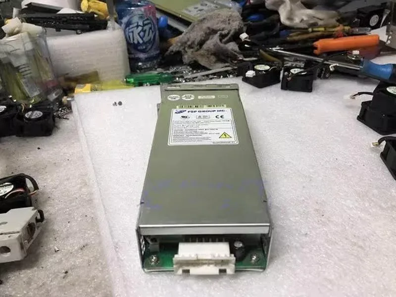 Silver rectangular ATX server power supply unit