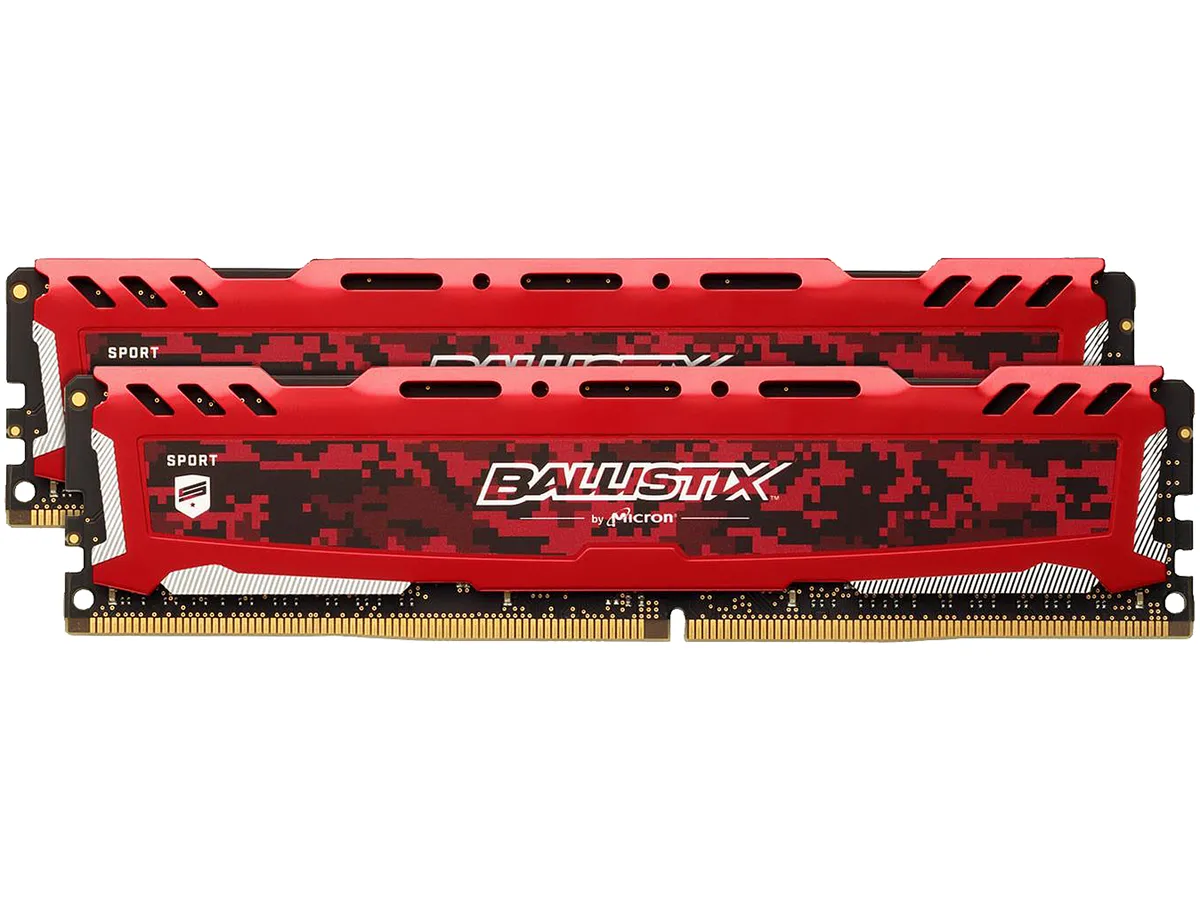 Ballistix Ballistix Sport LT BLS2K8G4D240FSE 16GB DDR4 2400 CL16 desktop RAM — foto del producto