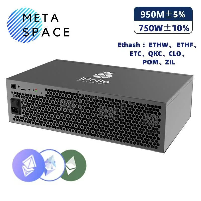 Rectangular metal crypto miner with liquid cooling and integrated power supply