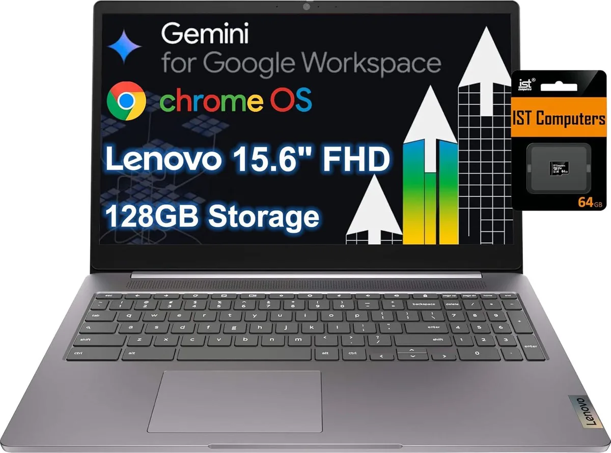 Arctic Grey 15.6 inch laptop, thin profile, non-touch FHD screen, 720p webcam with privacy shutter