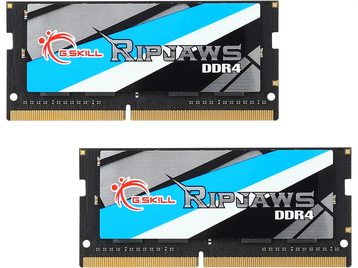G.SKILL G.SKILL F4-2400C16D-16GRS Ripjaws 16GB (2 x 8GB) DDR4 2400 CL16 260-Pin SO-DIMM laptop RAM — productfoto