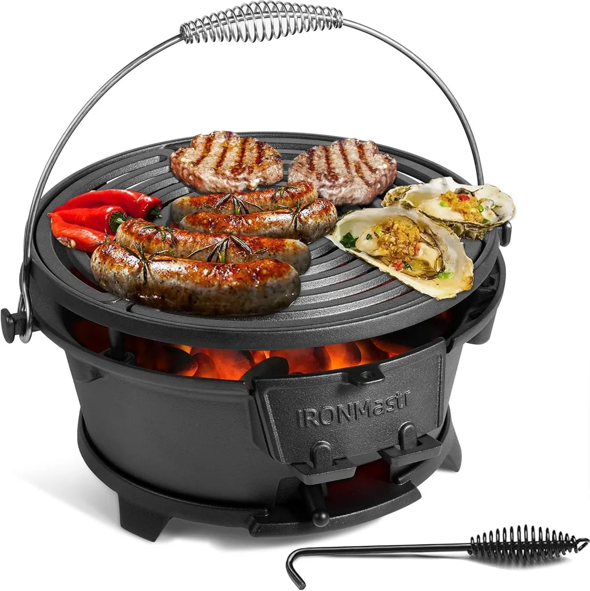  IronMaster R36E Hibachi Grill, Cast Iron, 96.04 sq in — termékfotó