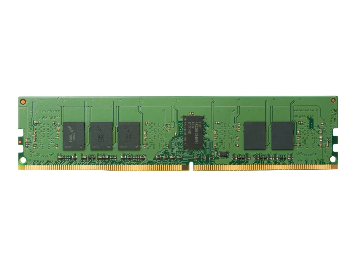 Black desktop DDR4 memory module with black circuit board