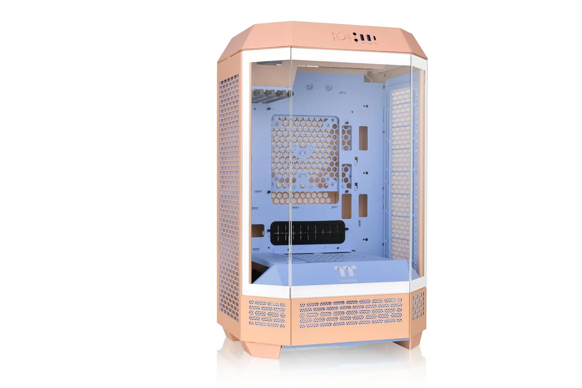 Thermaltake Thermaltake Tower 300 Peach Fuzz Micro-ATX Case CA-1Y4-00SKWN-00 — photo du produit