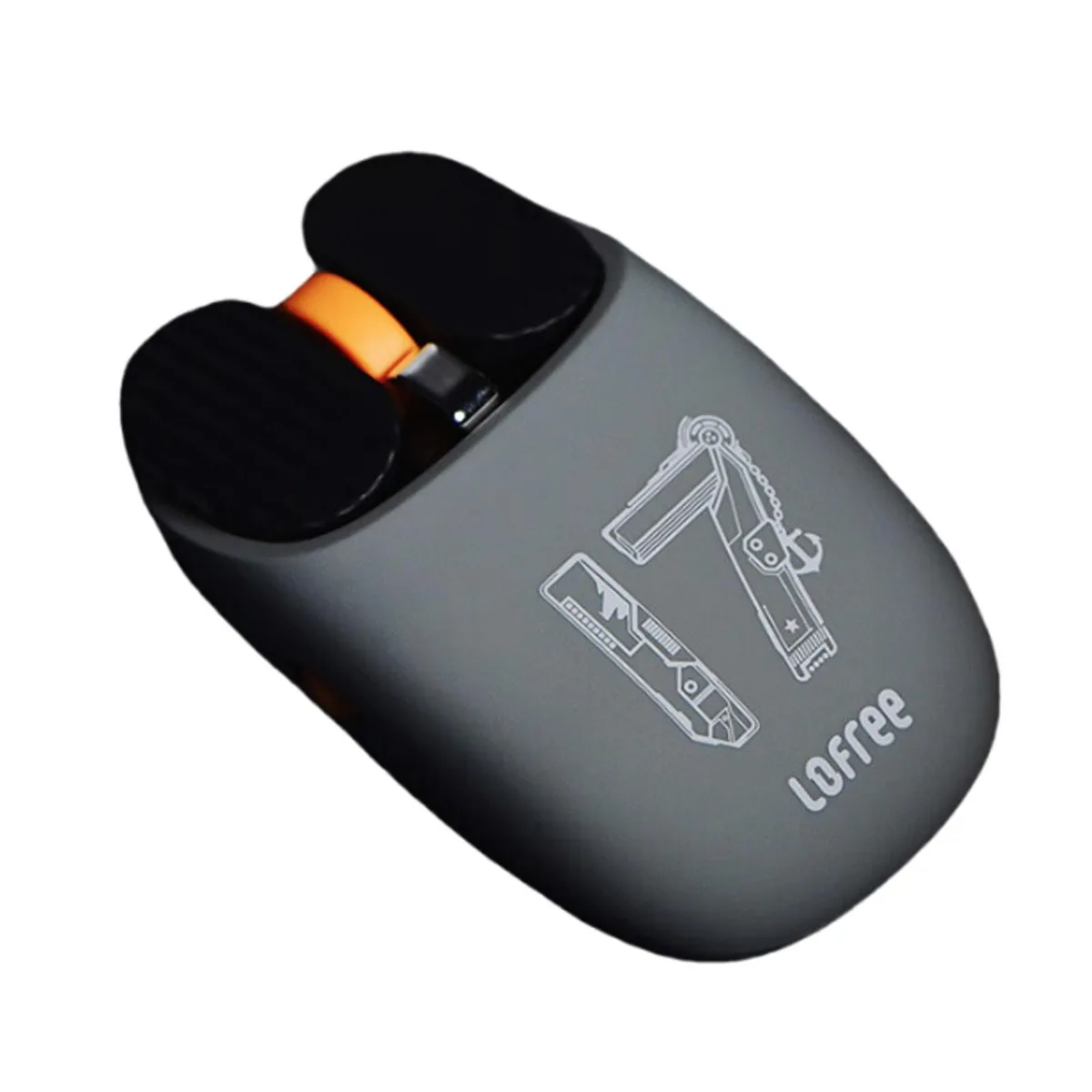 Lofree Lofree EH115 gaming mouse 800-3600 DPI Bluetooth 4.0 2.4G — product photo