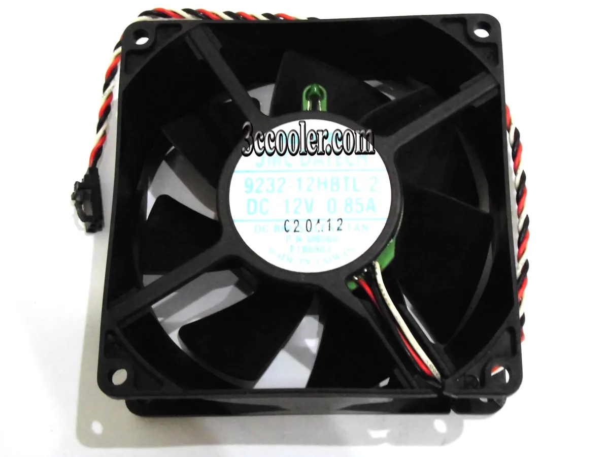 OEM Industries OEM Industries 9232-12HBTL-2 92mm 32mm 12V 0.85A 3 Pin Ball Bearing CPU Cooler — 商品写真