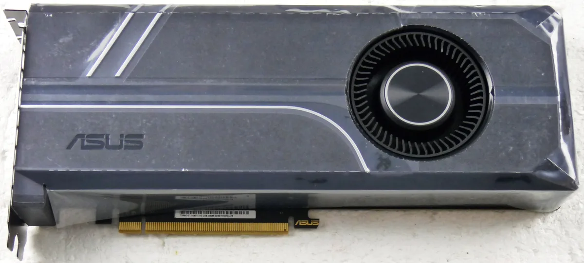 ASUS ASUS GeForce GTX 1080 Ti Turbo graphics card — photo du produit