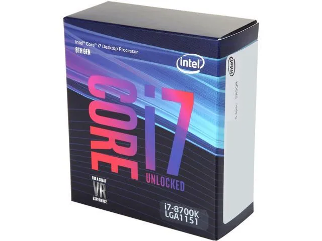 Intel Intel Core i7-8700K BX80684I78700K desktop processor — photo du produit
