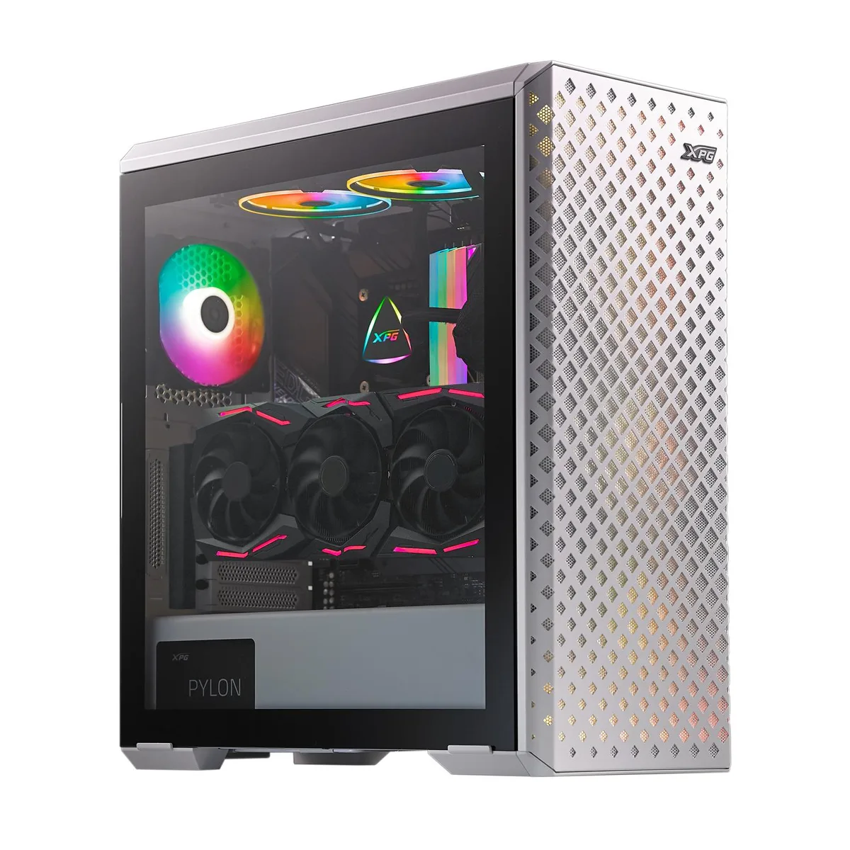 XPG XPG DEFENDER PRO White ATX Mid Tower PC Case — photo du produit