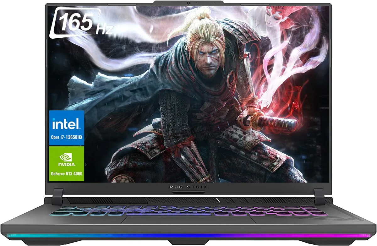 ASUS ASUS ROG Strix G16 gaming laptop i7-13650HX RTX 4060 16GB 1TB 165Hz Eclipse Gray — photo du produit