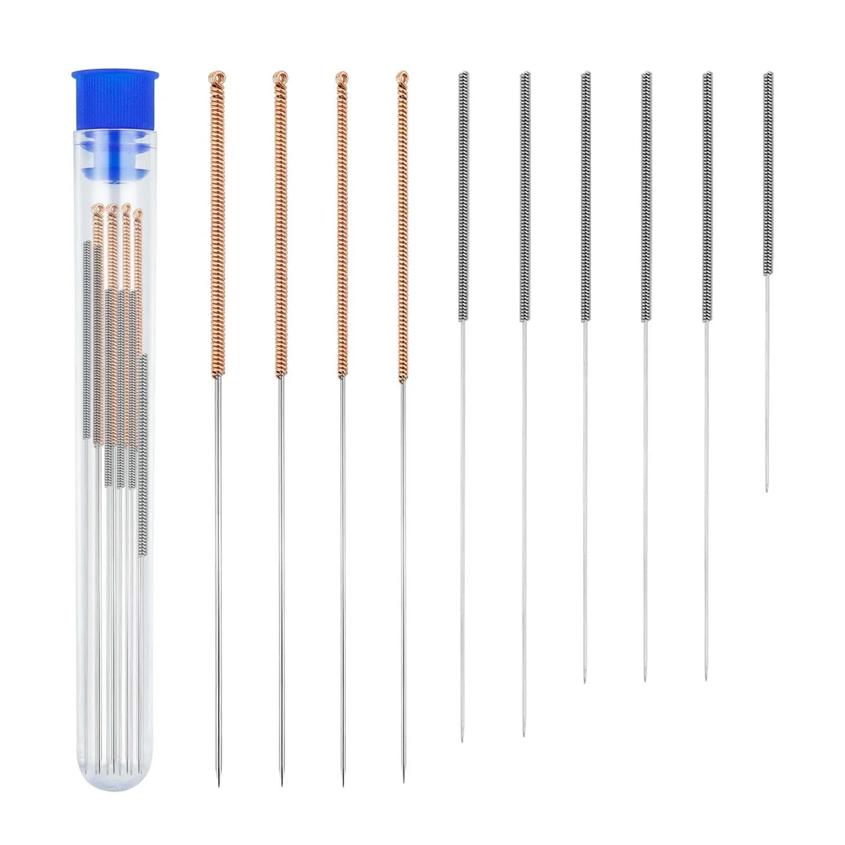  OXDFK 10 PCS 3D Printer Nozzle Cleaning Kit .15 .2 .25 .3 .35 .4 .5 .6 .8 1.0mm Stainless Steel Needles — photo du produit