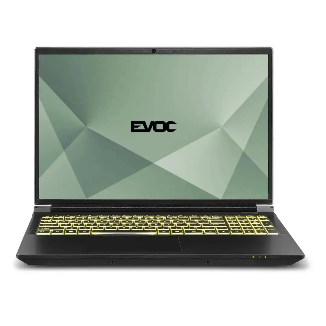 Black 16 inch gaming laptop with QHD+ 300Hz display and matte finish