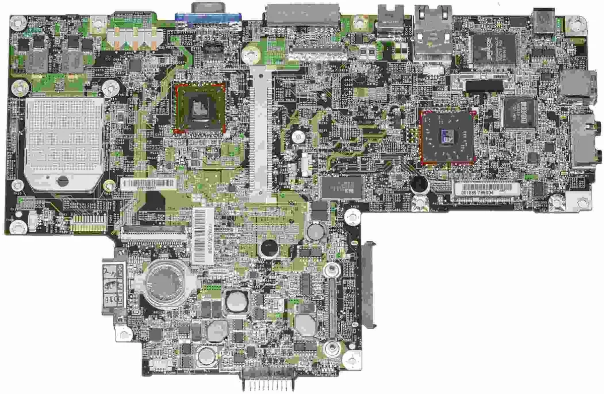 DELL DELL Uw953 AMD Laptop Motherboard Socket 603 Inspiron 1501 — foto produk