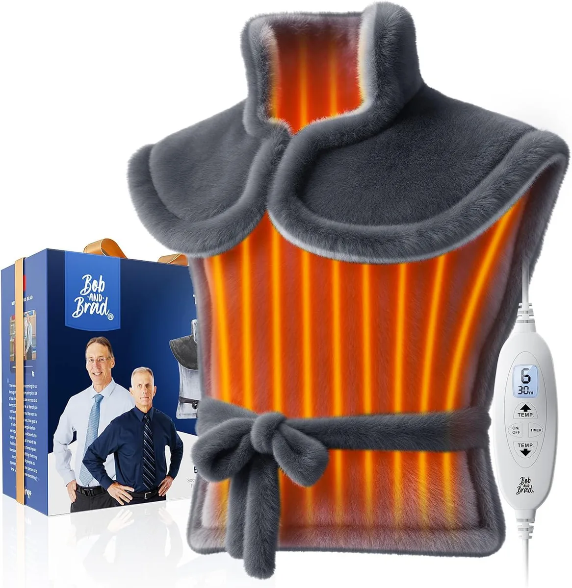 Bob and Brad Bob and Brad HP11-018A Heating Pad Massager 24x34in 6 Heat Settings 100W — foto produk