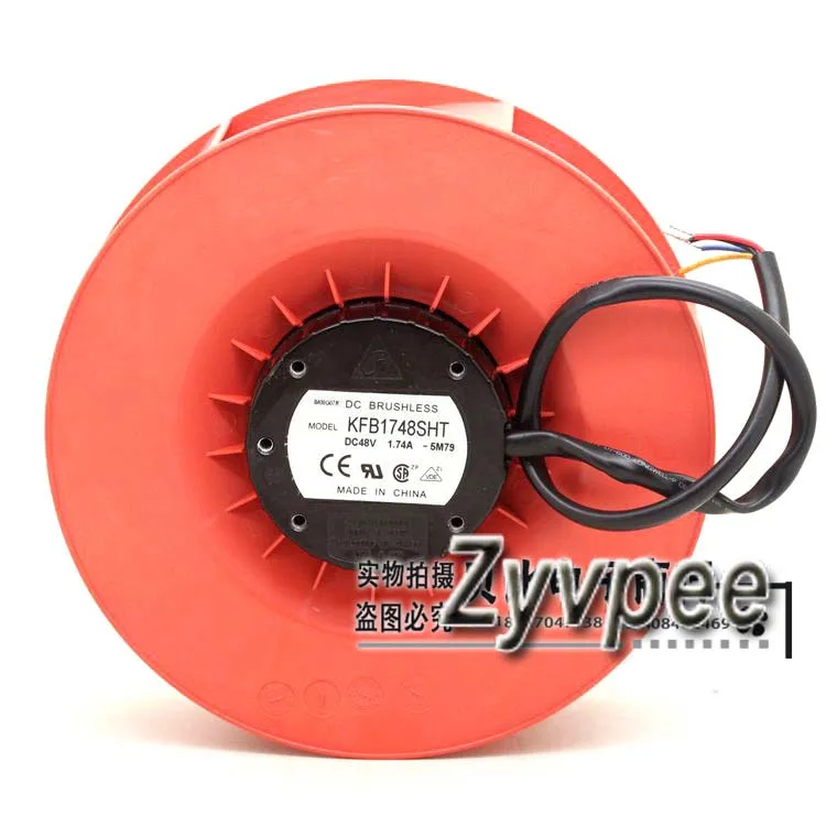 OEM Industries OEM Industries KFB1748SHT 48V 1.74A Red 2 Ball 4 Wire Fan — 商品写真