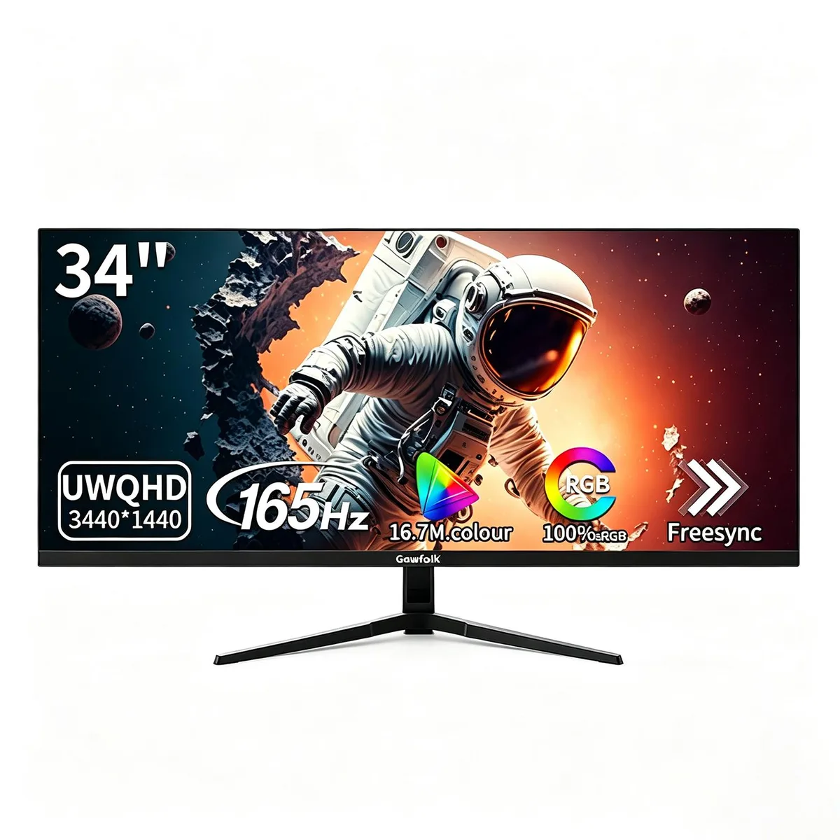 Gawfolk Gawfolk 34" 165Hz UWQHD IPS Gaming Monitor — product photo