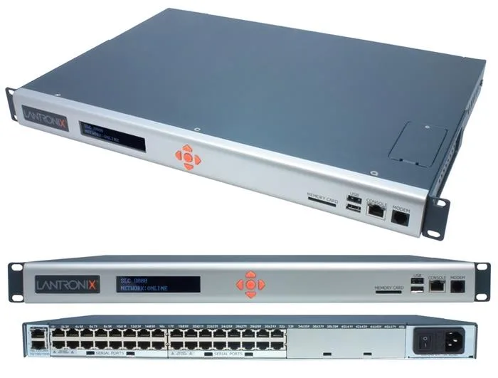 Lantronix SLC 8000 32-port console manager in rack-mount chassis