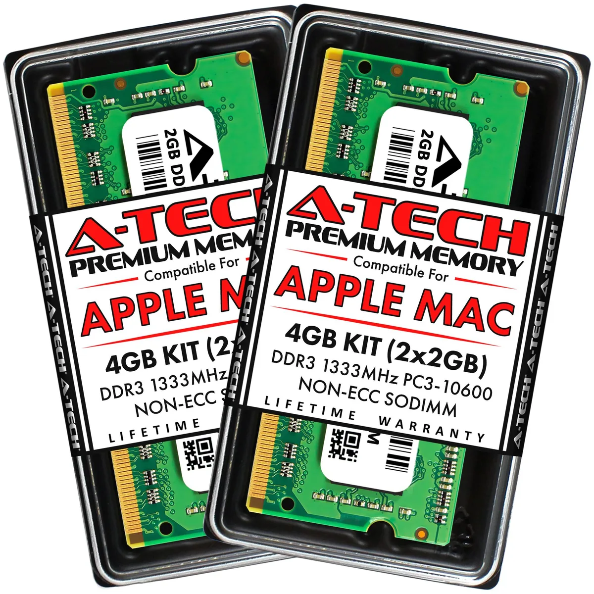 A-Tech A-Tech 4GB (2x2GB) DDR3 1333 SODIMM 204-Pin Memory Upgrade — fotografia produktu