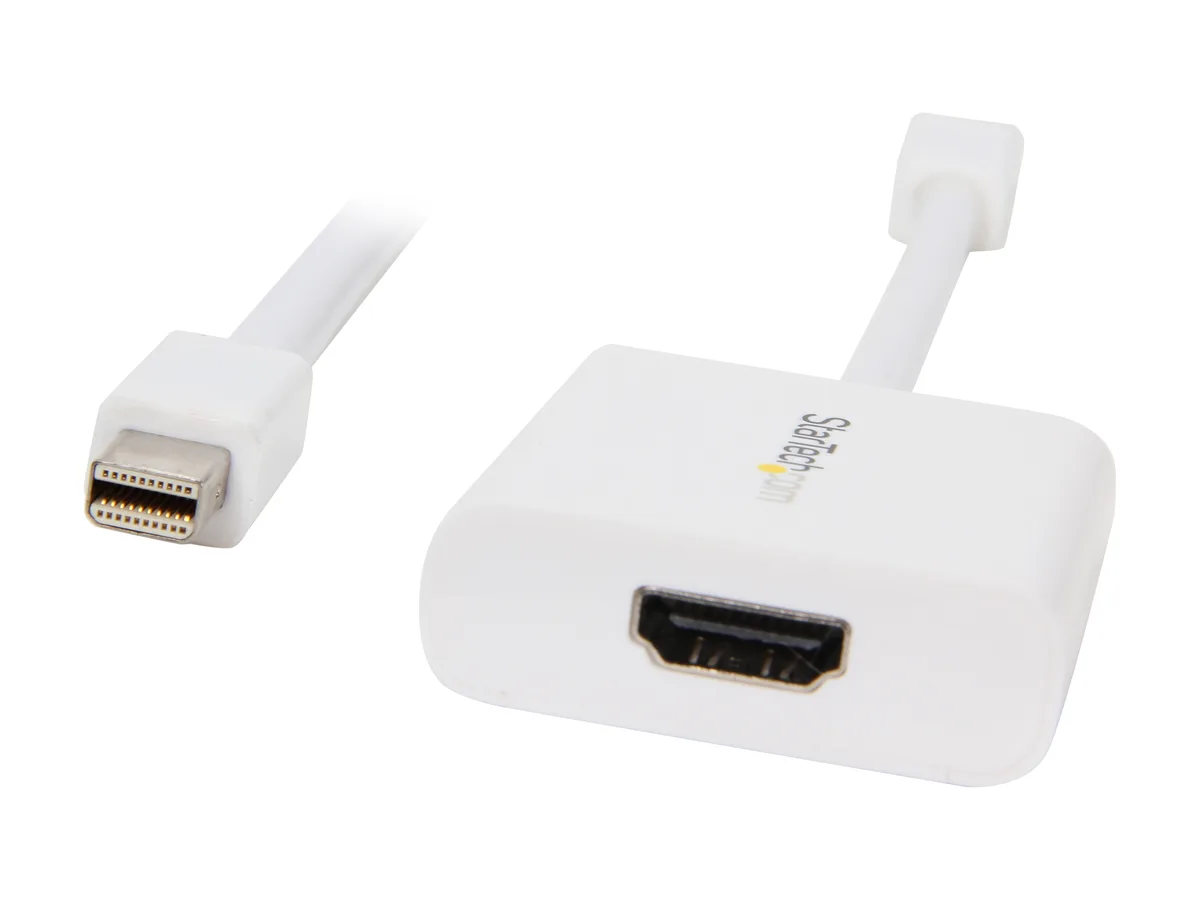 STARTECH STARTECH MDP2HDW Mini DisplayPort to HDMI audio video converter 1920x1200 White 4.7 — 商品照片