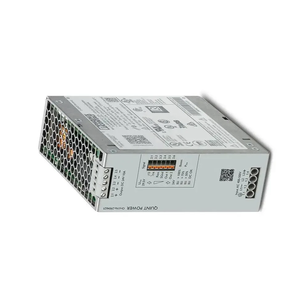 Rectangular metal ATX power supply unit 24VDC 10A 2904621