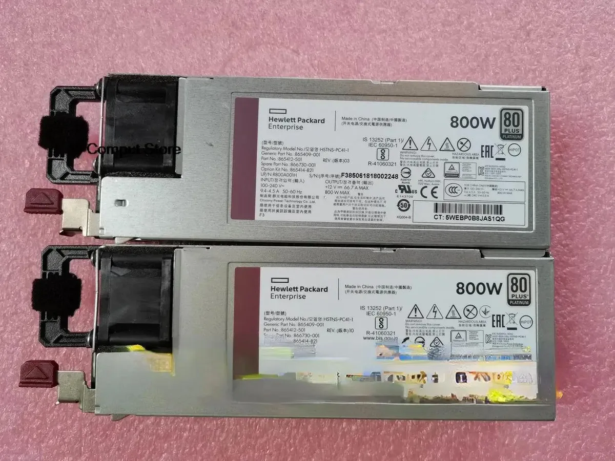KHACHIMO KHACHIMO G10 800W power supply HSTNS-PC41-1 865414-B21 865409-001 866730-001 — product photo