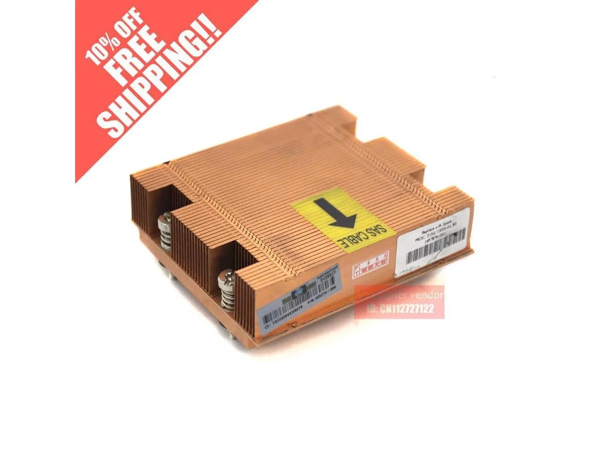 Silver aluminium finned heatsink for HP DL160 G5 server