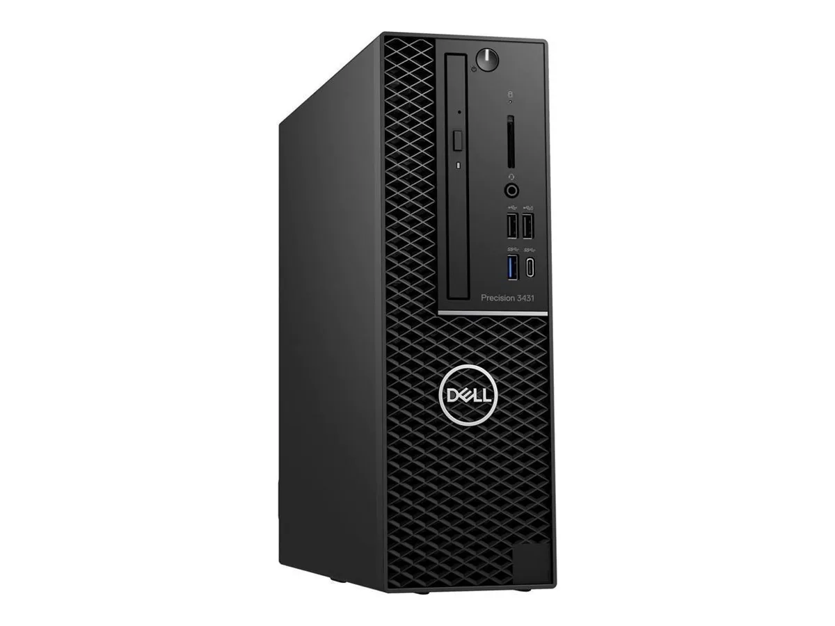 Small silver tower desktop with compact chassis