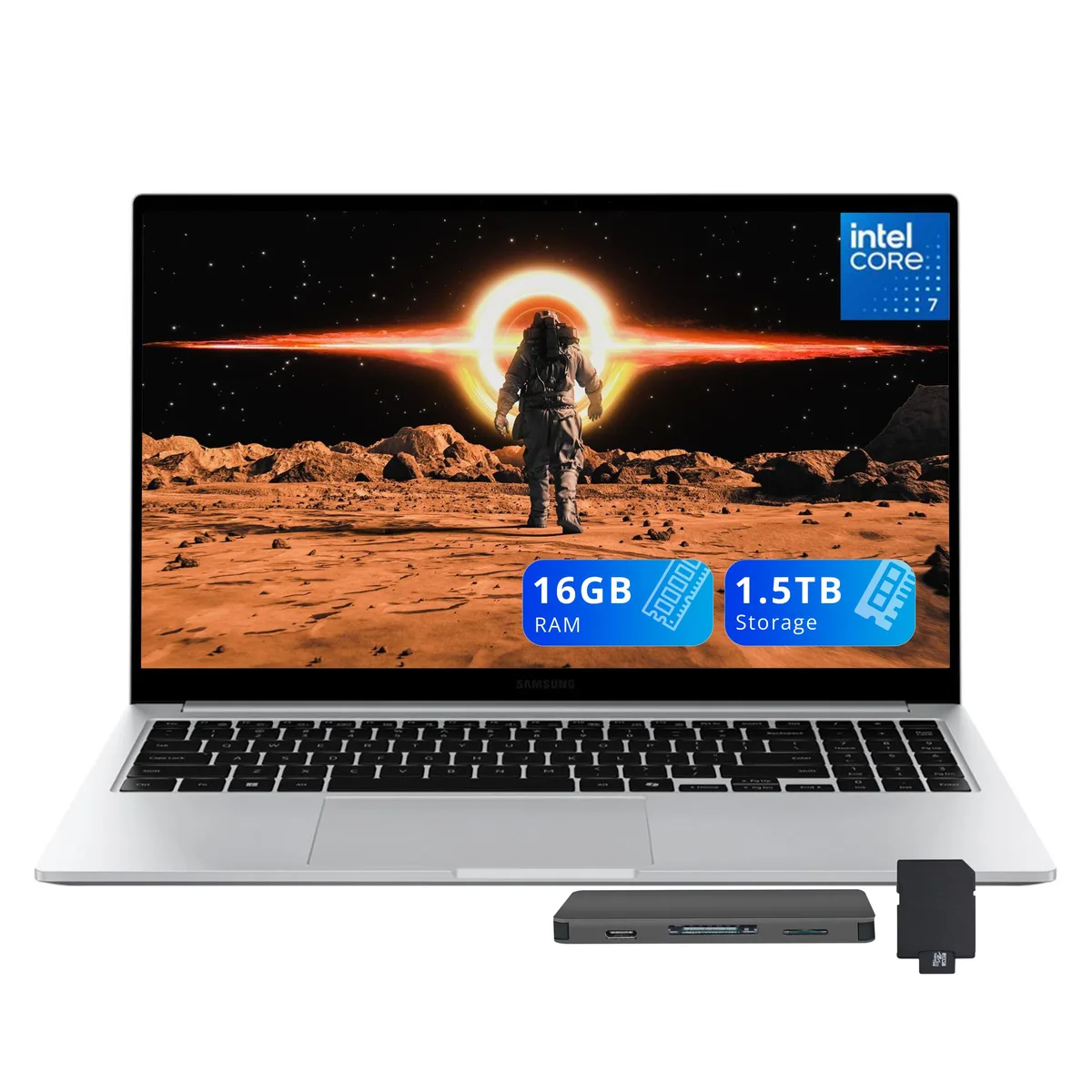 SAMSUNG SAMSUNG Galaxy Book4 15.6" FHD Core 7 150U 16GB 1.5TB Silver — 商品照片