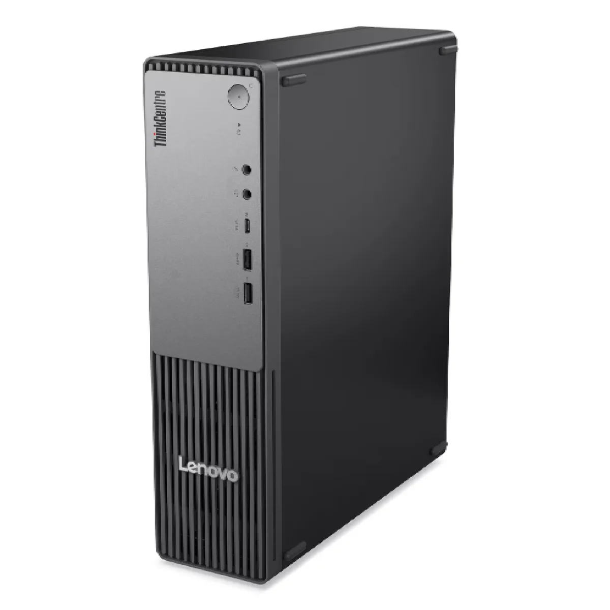 Small black tower desktop with compact SFF chassis